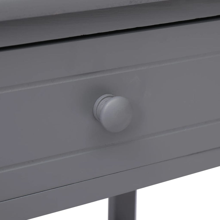 Nachtkastje 2 st 40x29x42 cm paulowniahout grijs MeubelReus