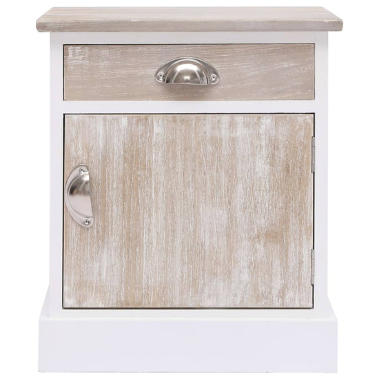 Nachtkastjes 2 st 38x28x45 cm paulowniahout MeubelReus