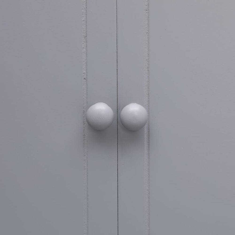 Badkamerkast 46x24x116 cm paulowniahout grijs MeubelReus