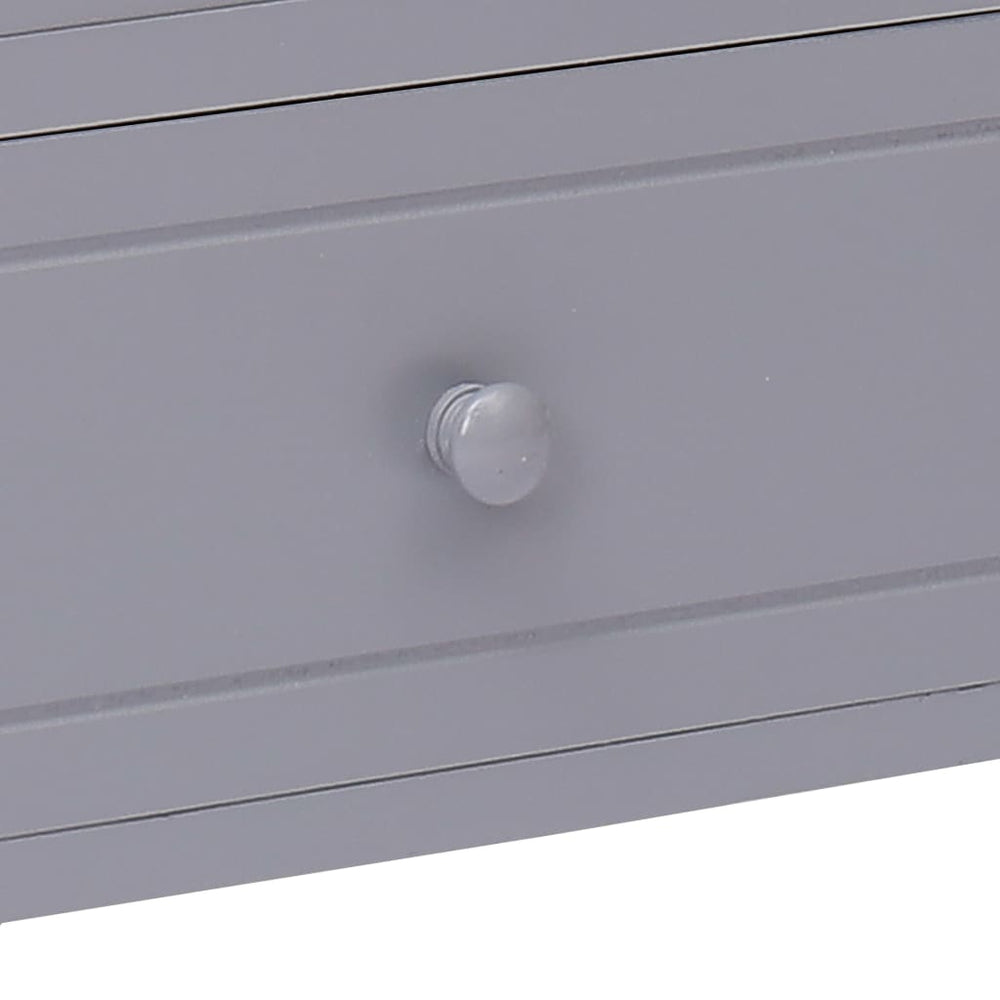 Tv-meubel 115x30x40 cm paulowniahout grijs MeubelReus