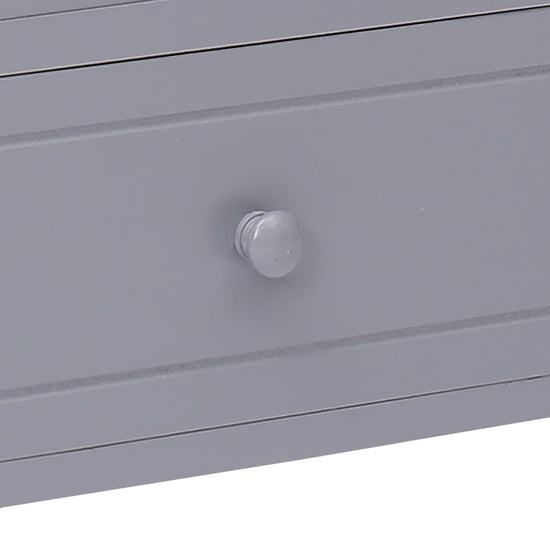 Tv-meubel 115x30x40 cm paulowniahout grijs MeubelReus