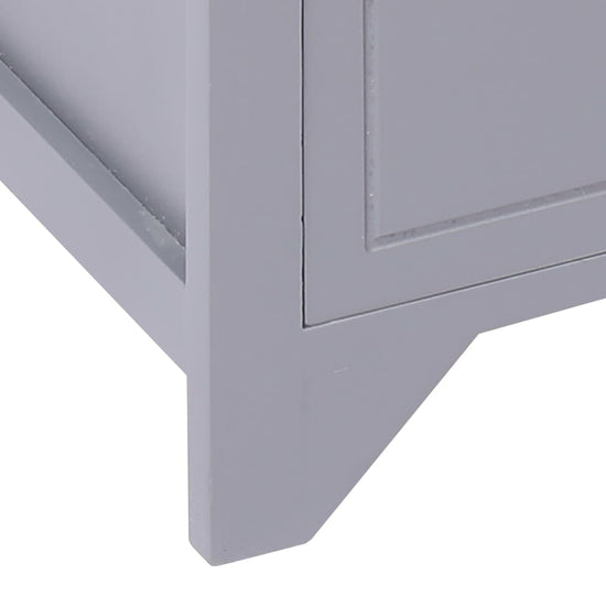 Tv-meubel 115x30x40 cm paulowniahout grijs MeubelReus