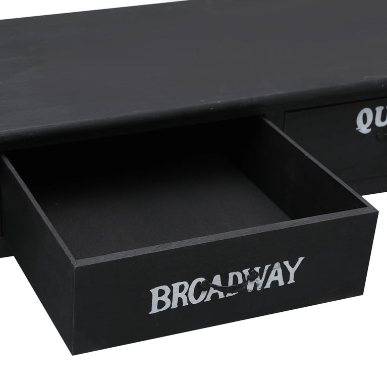 Salontafel 100x50x45 cm hout zwart MeubelReus