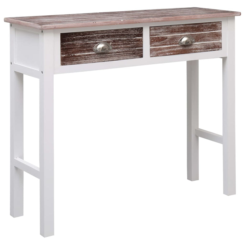 Wandtafel 90x30x77 cm hout bruin MeubelReus