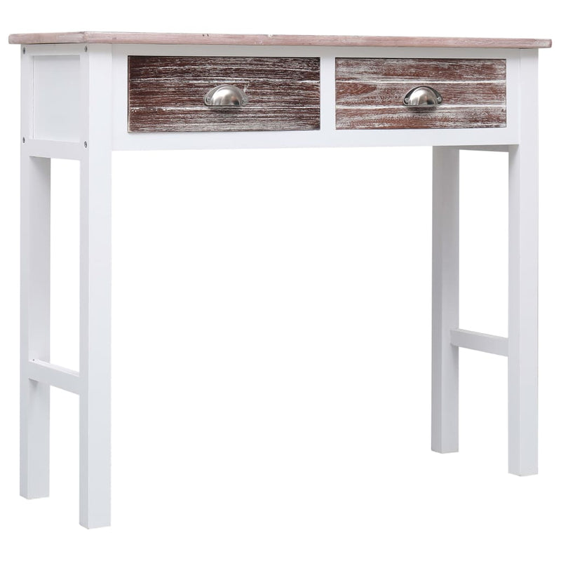 Wandtafel 90x30x77 cm hout bruin MeubelReus