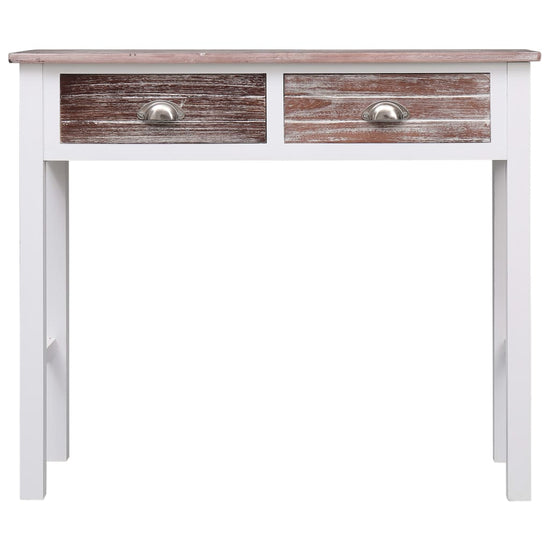 Wandtafel 90x30x77 cm hout bruin MeubelReus