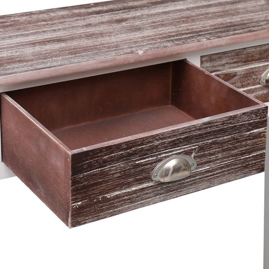 Wandtafel 90x30x77 cm hout bruin MeubelReus