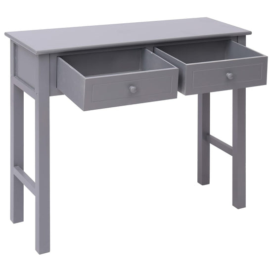 Wandtafel 90x30x77 cm hout grijs MeubelReus