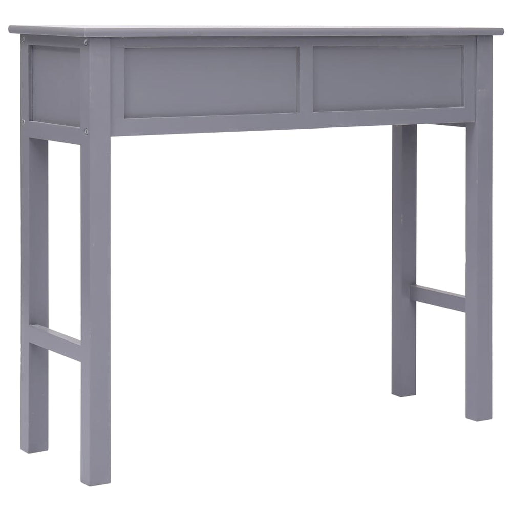 Wandtafel 90x30x77 cm hout grijs MeubelReus