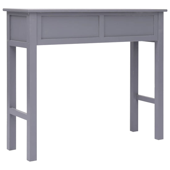 Wandtafel 90x30x77 cm hout grijs MeubelReus