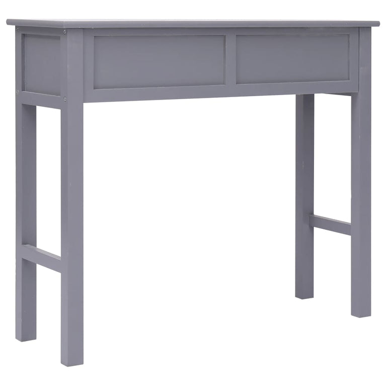 Wandtafel 90x30x77 cm hout grijs MeubelReus