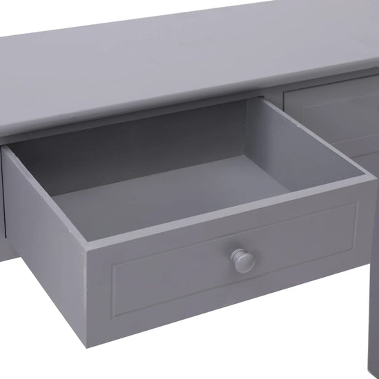 Wandtafel 90x30x77 cm hout grijs MeubelReus