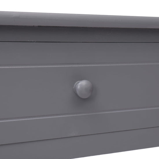 Wandtafel 90x30x77 cm hout grijs MeubelReus