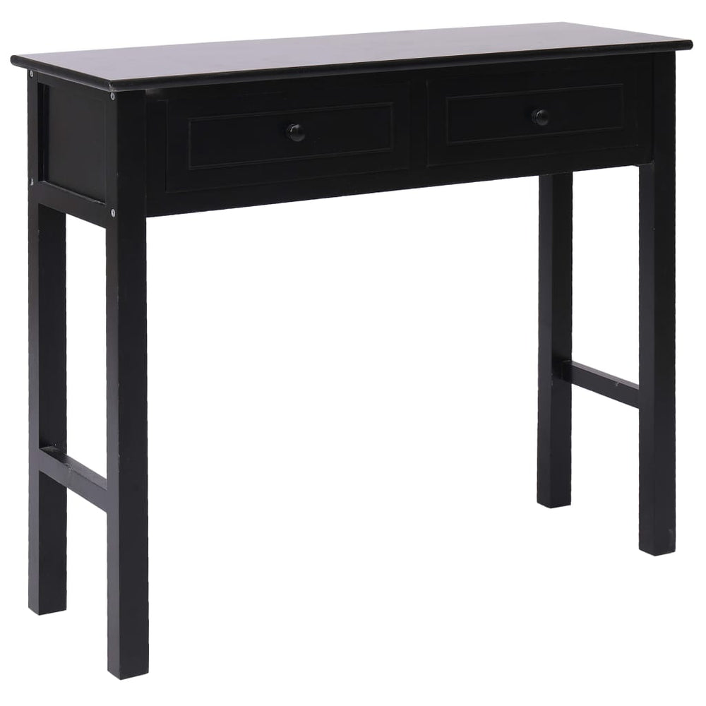 Wandtafel 90x30x77 cm hout zwart MeubelReus