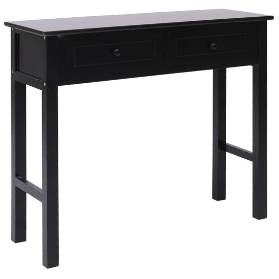 Wandtafel 90x30x77 cm hout zwart MeubelReus