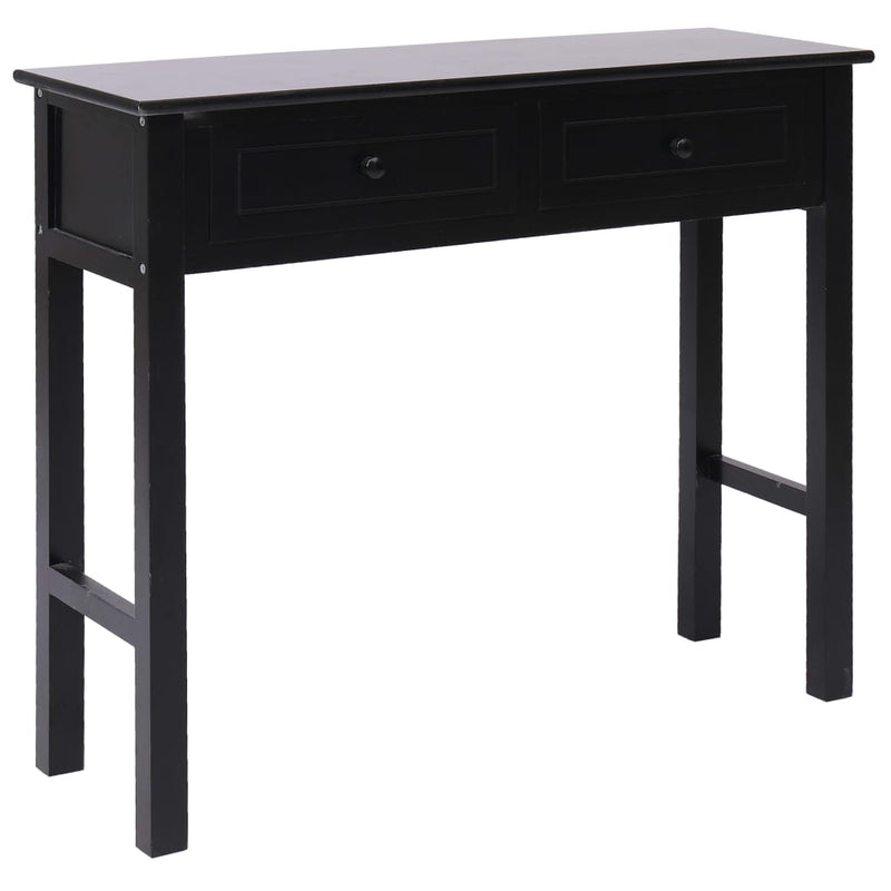 Wandtafel 90x30x77 cm hout zwart MeubelReus