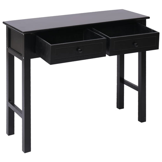 Wandtafel 90x30x77 cm hout zwart MeubelReus