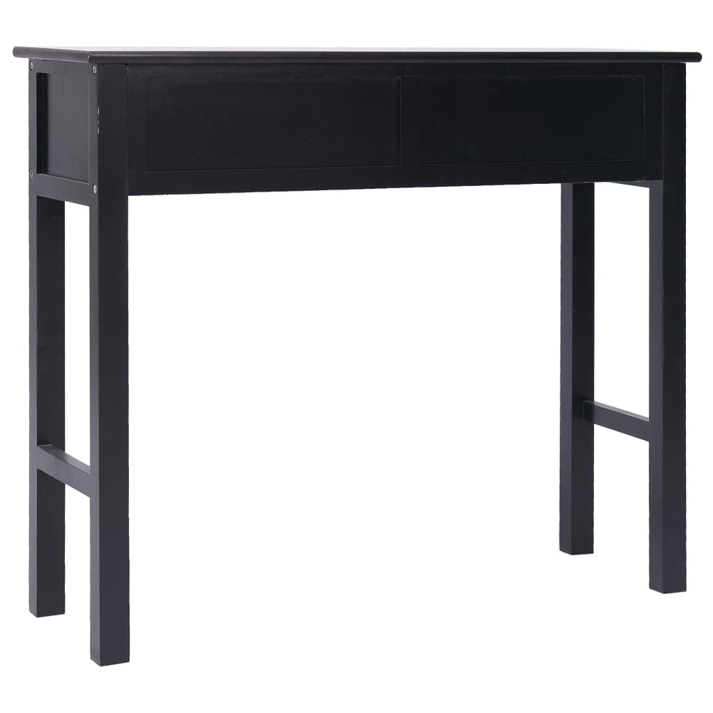Wandtafel 90x30x77 cm hout zwart MeubelReus