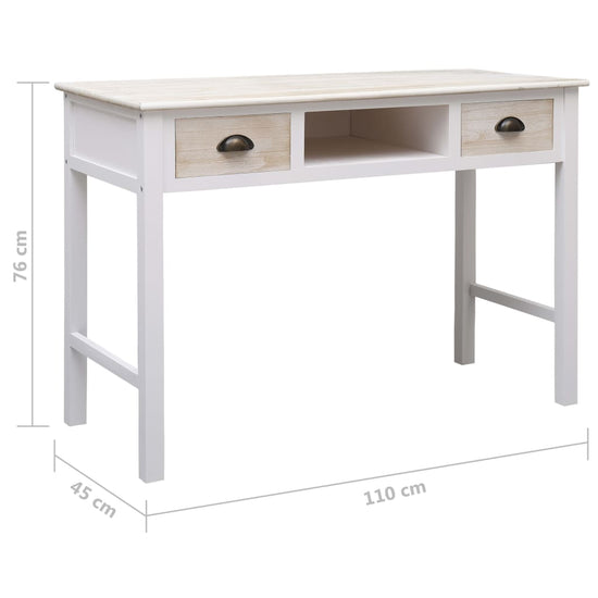 Wandtafel 110x45x76 cm hout MeubelReus