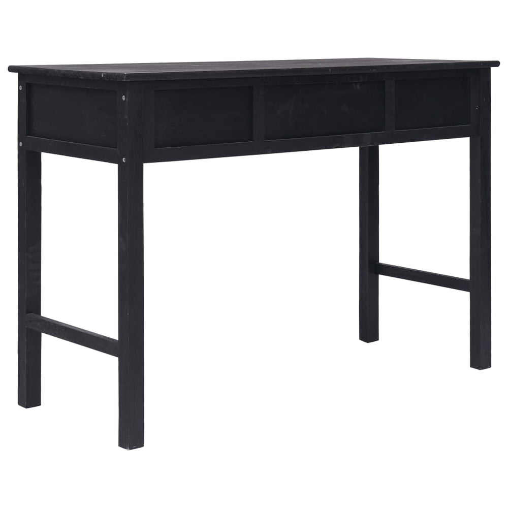 Wandtafel 110x45x76 cm hout zwart MeubelReus