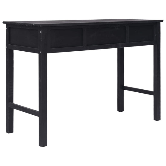 Wandtafel 110x45x76 cm hout zwart MeubelReus