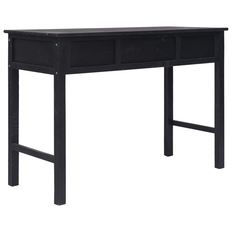 Wandtafel 110x45x76 cm hout zwart MeubelReus