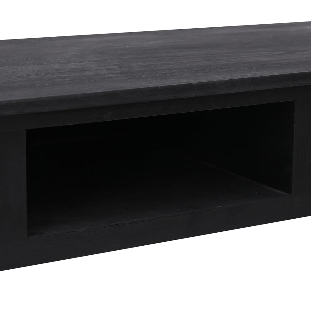 Wandtafel 110x45x76 cm hout zwart MeubelReus