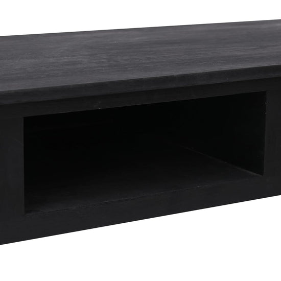 Wandtafel 110x45x76 cm hout zwart MeubelReus
