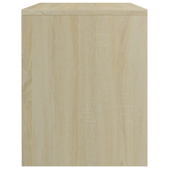 Nachtkastje 40x30x40 cm bewerkt hout sonoma eikenkleurig MeubelReus