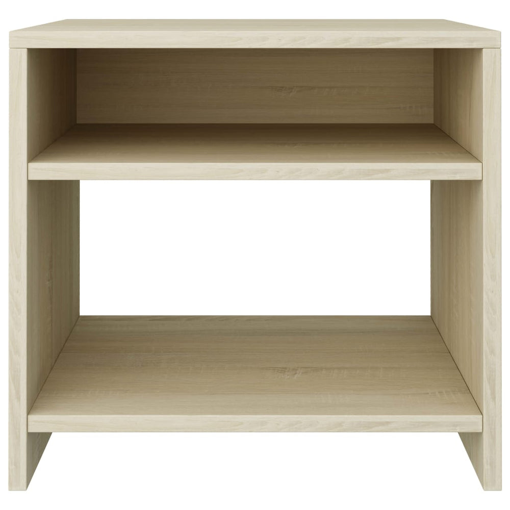 Nachtkastjes 2 st 40x30x40 cm bewerkt hout sonoma eikenkleurig MeubelReus