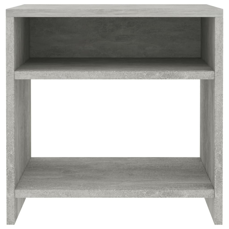 Nachtkastjes 2 st 40x30x40 cm bewerkt hout betongrijs MeubelReus