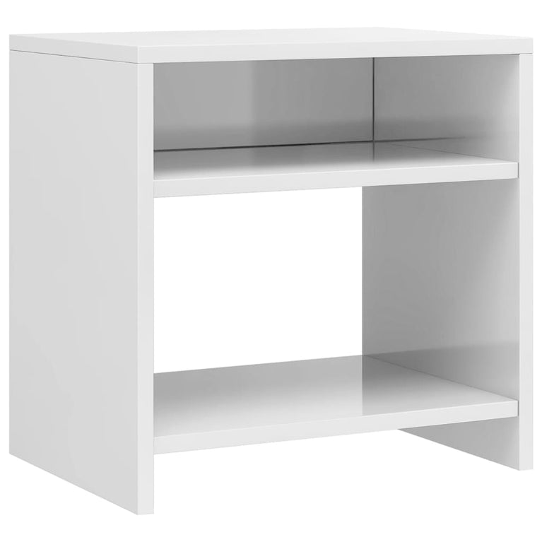 Nachtkastjes 2 st 40x30x40 cm bewerkt hout wit MeubelReus