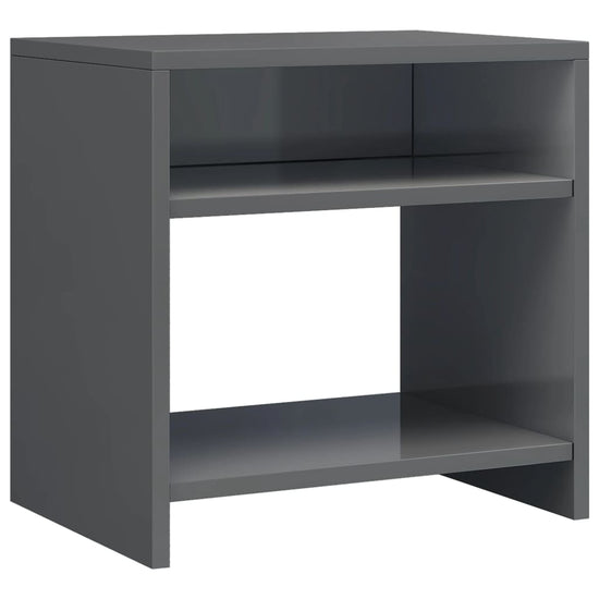 Nachtkastjes 2 st 40x30x40 cm bewerkt hout grijs MeubelReus