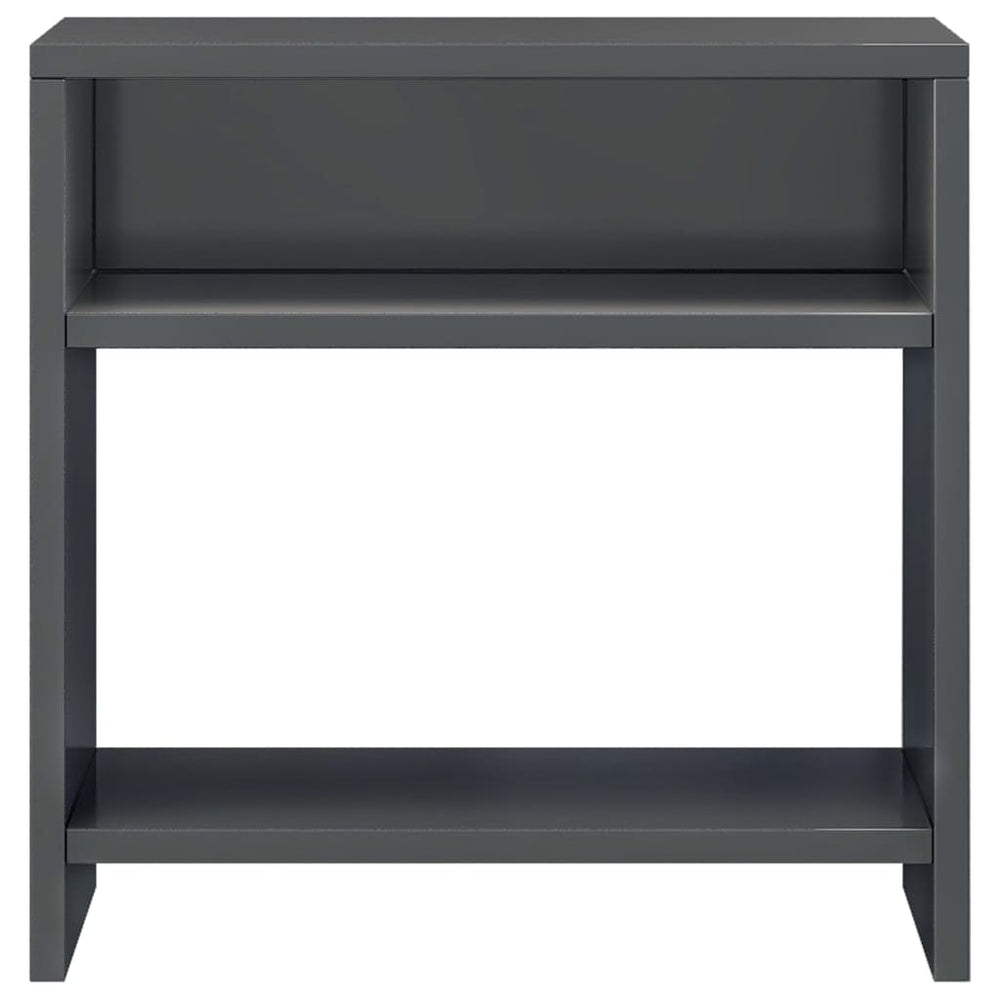 Nachtkastjes 2 st 40x30x40 cm bewerkt hout grijs MeubelReus