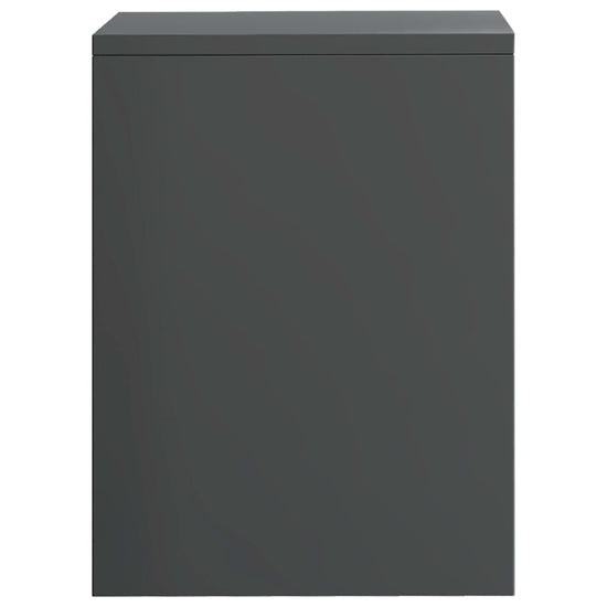 Nachtkastjes 2 st 40x30x40 cm bewerkt hout grijs MeubelReus