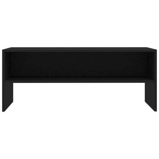 Tv-meubel 100x40x40 cm bewerkt hout zwart MeubelReus