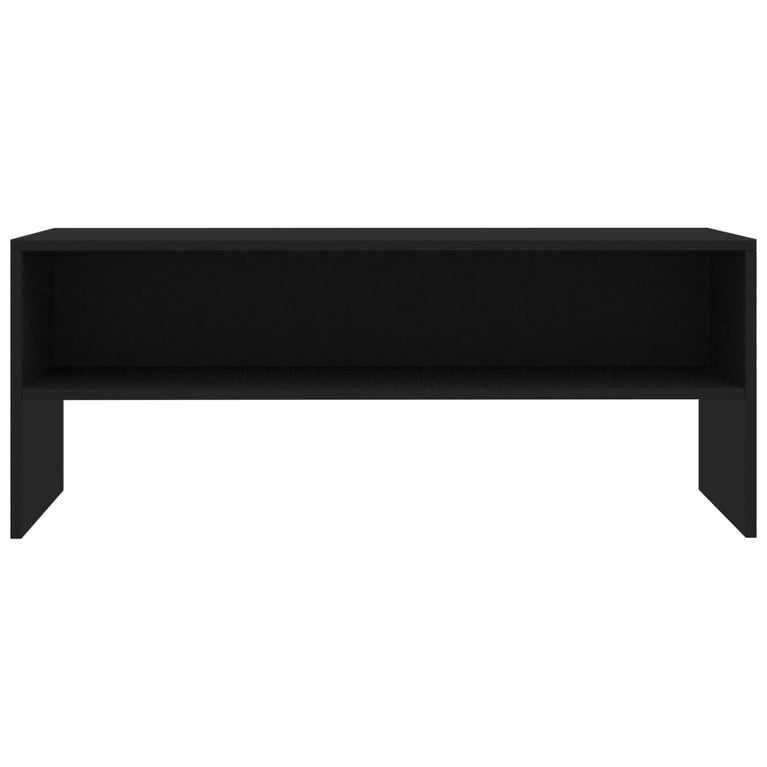 Tv-meubel 100x40x40 cm bewerkt hout zwart MeubelReus