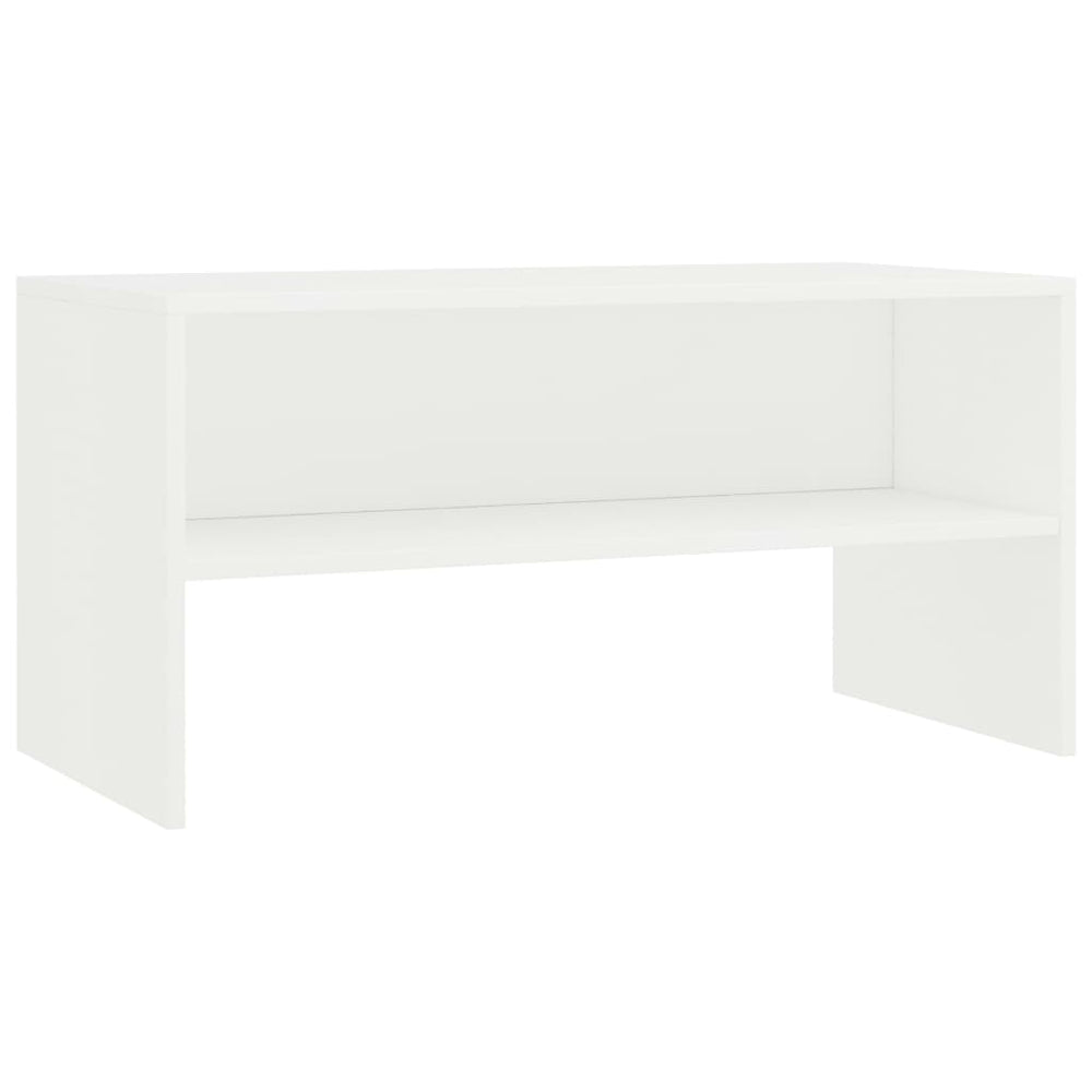 Tv-meubel 80x40x40 cm bewerkt hout wit MeubelReus