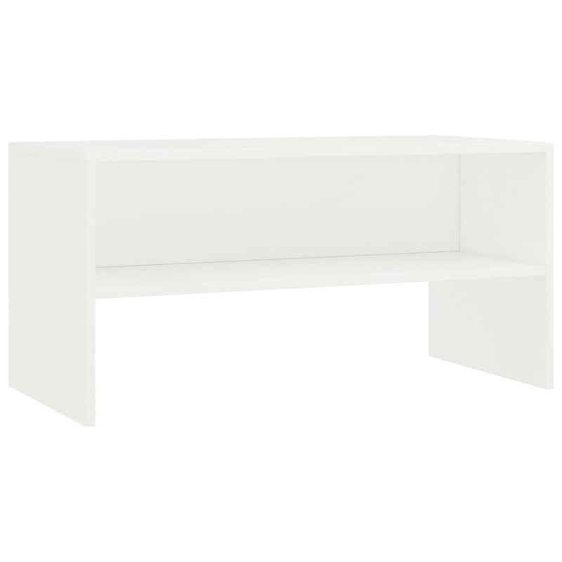 Tv-meubel 80x40x40 cm bewerkt hout wit MeubelReus