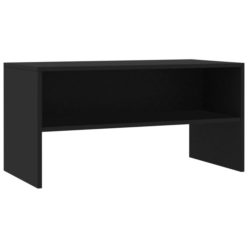 Tv-meubel 80x40x40 cm bewerkt hout zwart MeubelReus