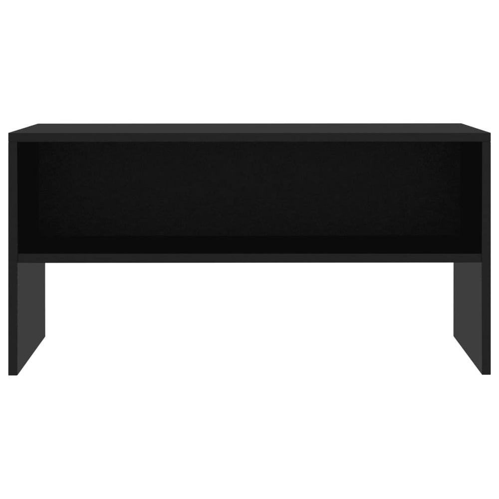 Tv-meubel 80x40x40 cm bewerkt hout zwart MeubelReus