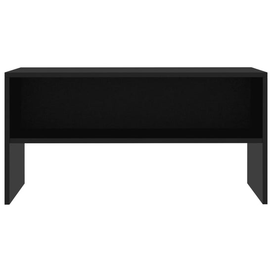 Tv-meubel 80x40x40 cm bewerkt hout zwart MeubelReus