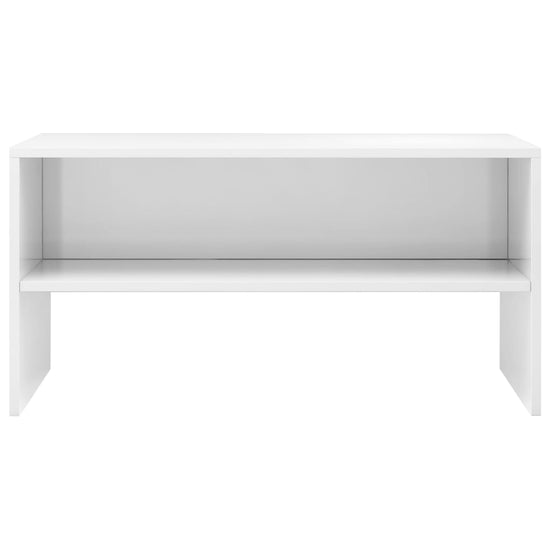 Tv-meubel 80x40x40 cm bewerkt hout hoogglans wit MeubelReus