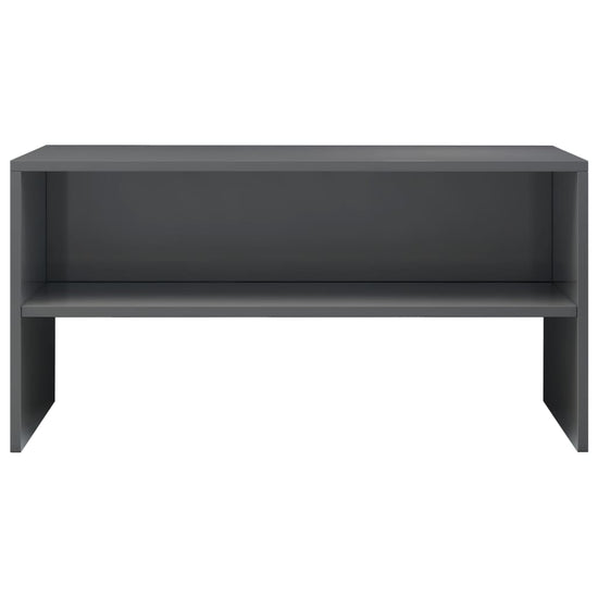 Tv-meubel 80x40x40 cm bewerkt hout hoogglans grijs MeubelReus