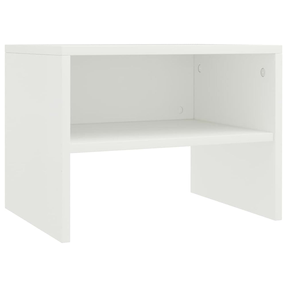 Nachtkastjes 2 st 40x30x30 cm bewerkt hout wit MeubelReus