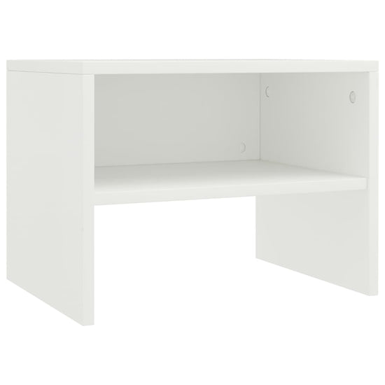 Nachtkastjes 2 st 40x30x30 cm bewerkt hout wit MeubelReus