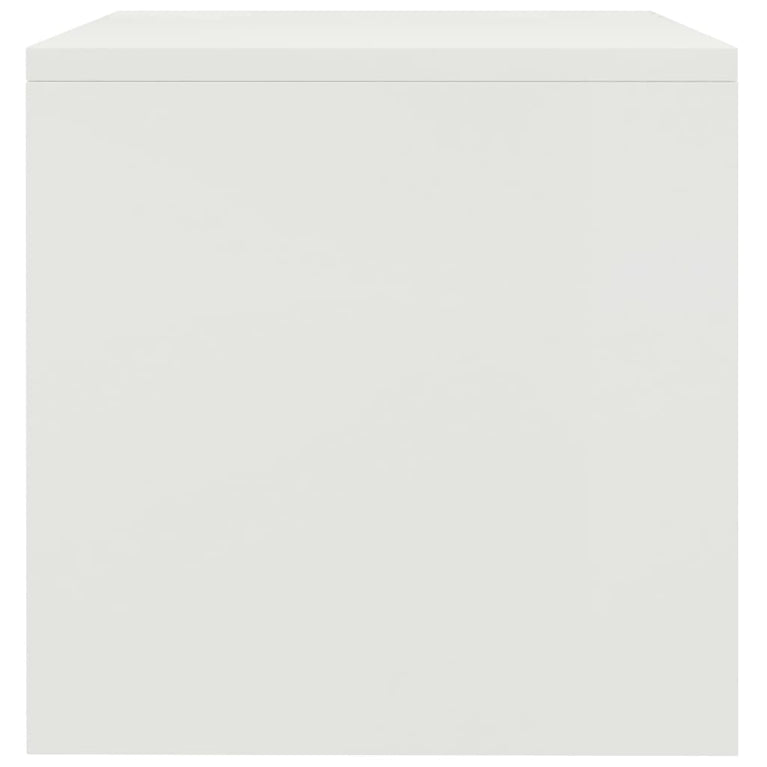 Nachtkastjes 2 st 40x30x30 cm bewerkt hout wit MeubelReus