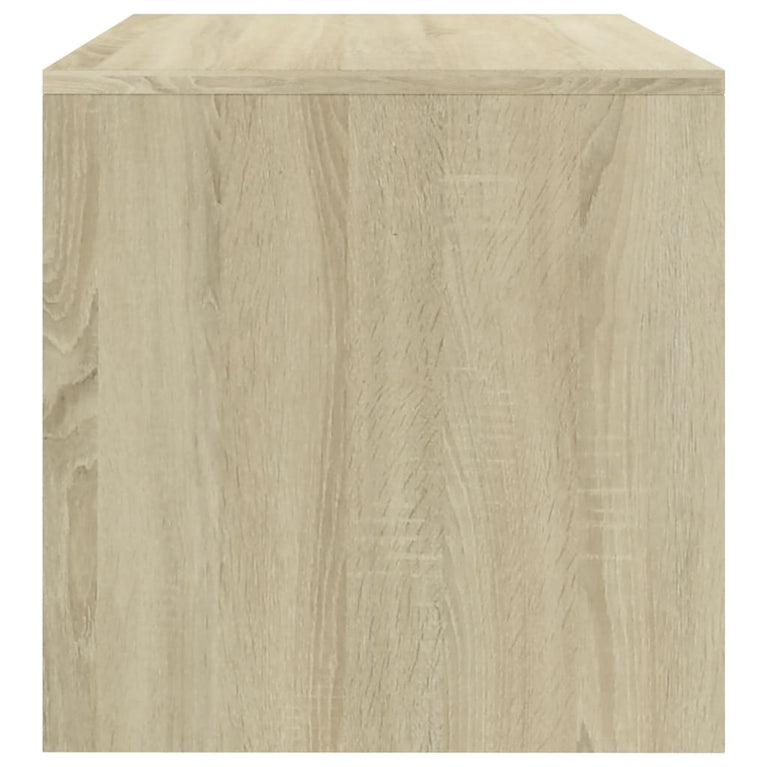 Nachtkastje 40x30x30 cm bewerkt hout sonoma eikenkleurig MeubelReus