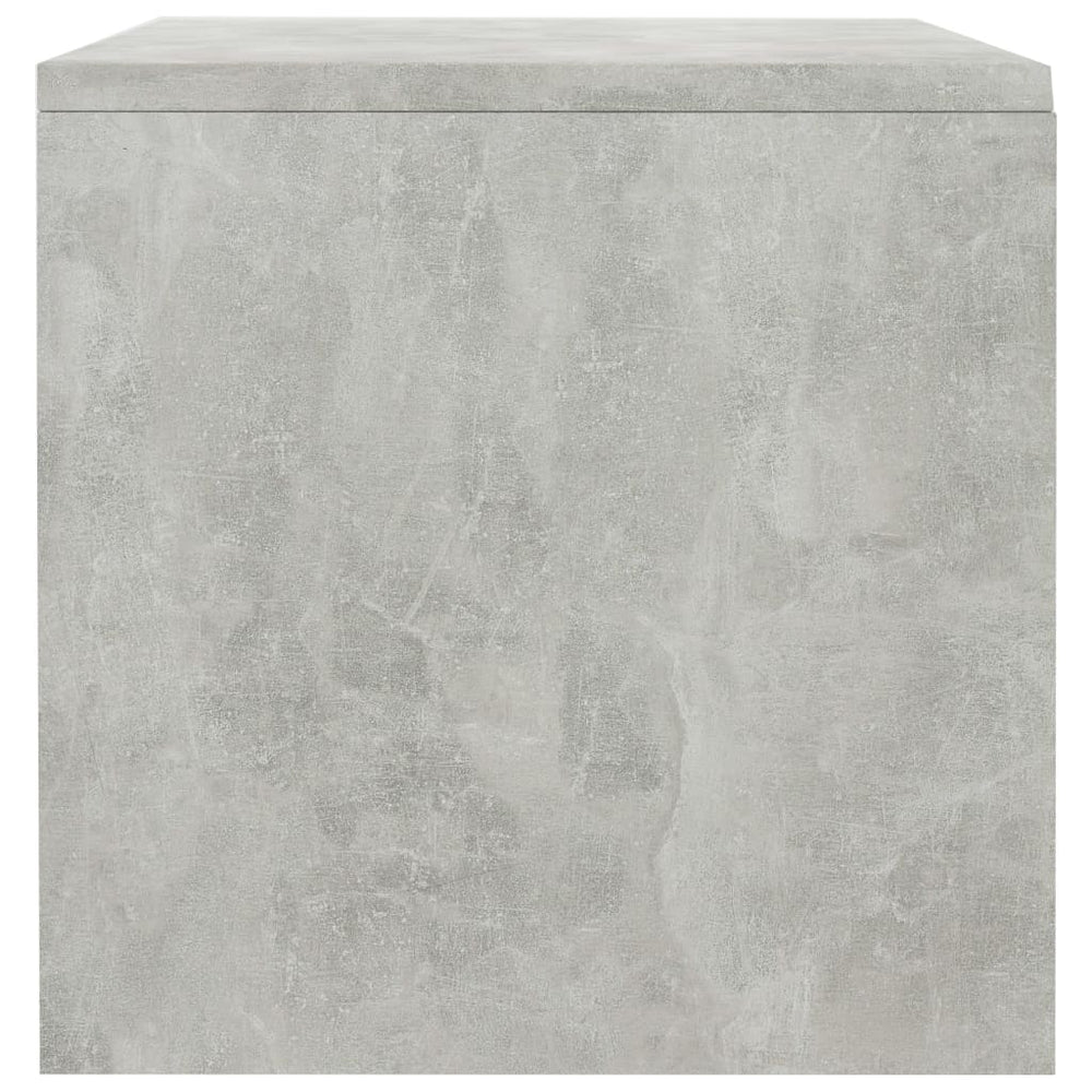Nachtkastjes 2 st 40x30x30 cm bewerkt hout betongrijs MeubelReus