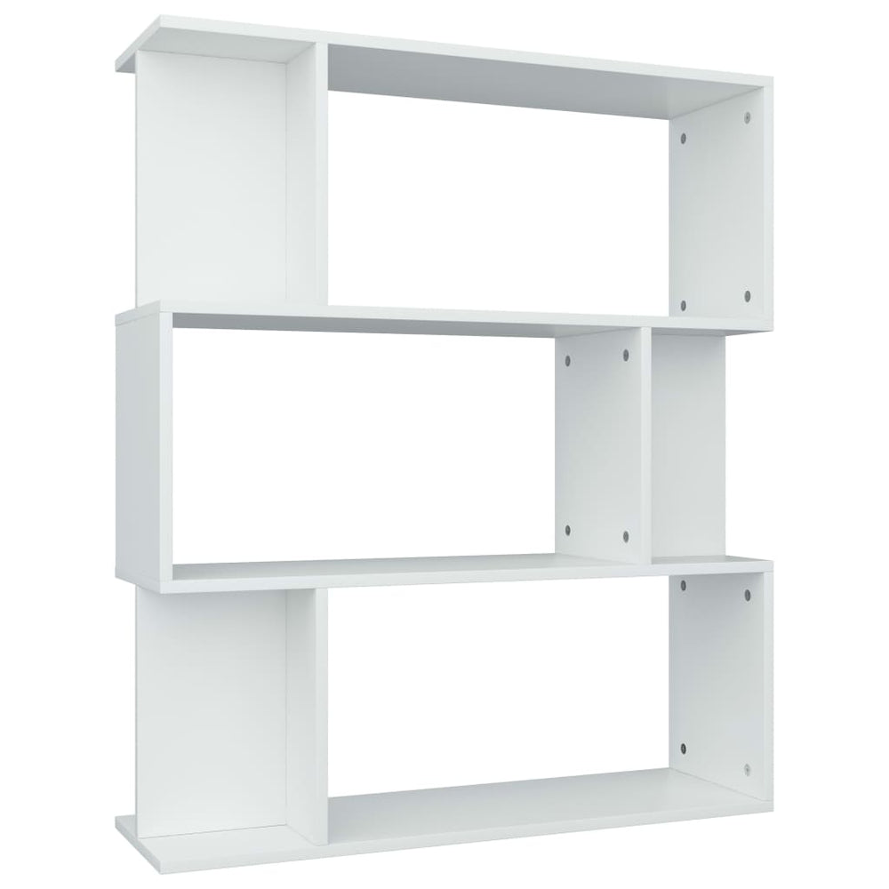 Boekenkast/kamerscherm 80x24x96 cm bewerkt hout wit MeubelReus